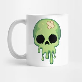 melting skull design Mug
